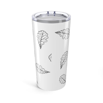 Elegant Leaf Design Tumbler 20oz - Perfect for Nature Lovers, Gifts, Coffee, Tea, Eco-Friendly Options,gift for her,gift for him