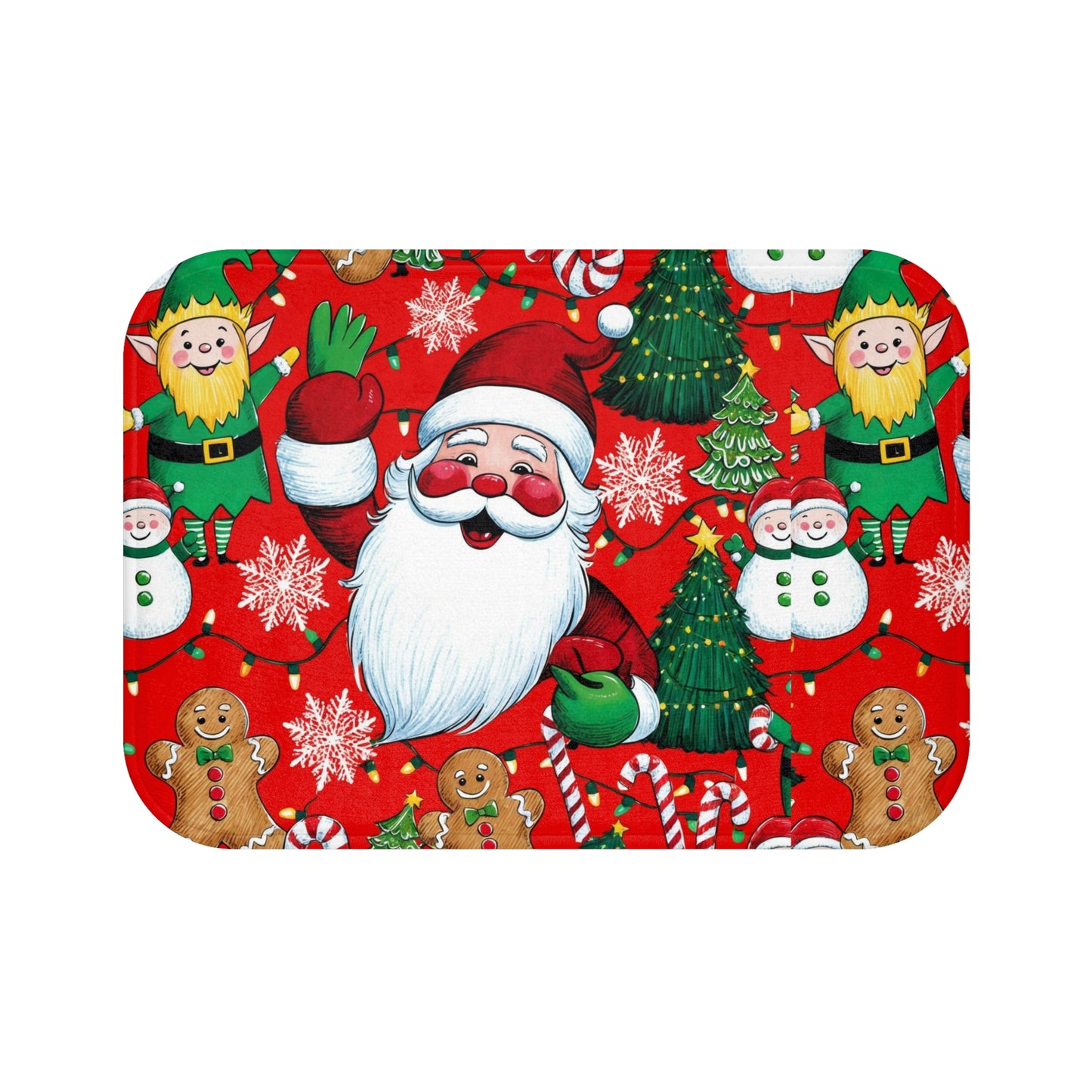 Bath Mat for holidays, Christmas decoration