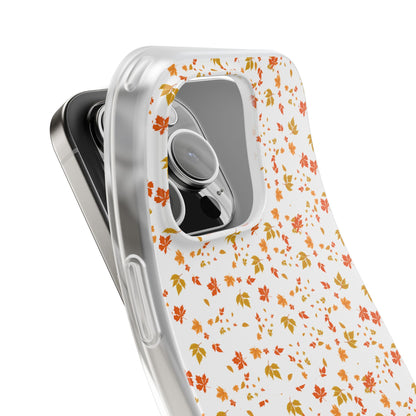 Floral Phone Case | Cute Flexi Case, Customizable Mobile Cover, Holiday Gift for Her, Stylish Tech Accessory, Flower Pattern,Autumn