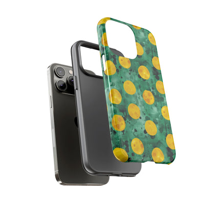 Tough Cases With a Green Color And Yellow ,A Perfect Gift For A Girl