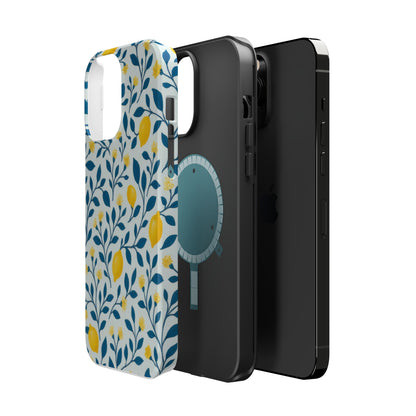 Phone Case — Lemon Branch Magnetic Impact-Resistant Case IPhone Case For Girl,Summer Vibes.