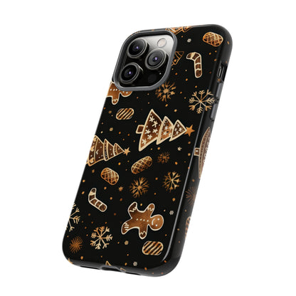 Christmas Cookie Phone Case,Black And Gold ,Case Holidays Case