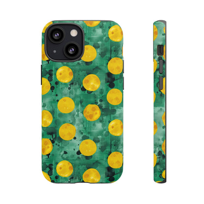 Tough Cases With a Green Color And Yellow ,A Perfect Gift For A Girl