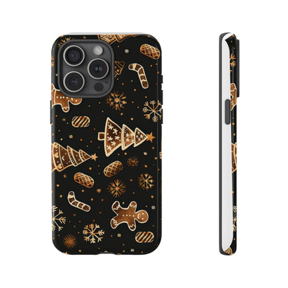 Christmas Cookie Phone Case,Black And Gold ,Case Holidays Case