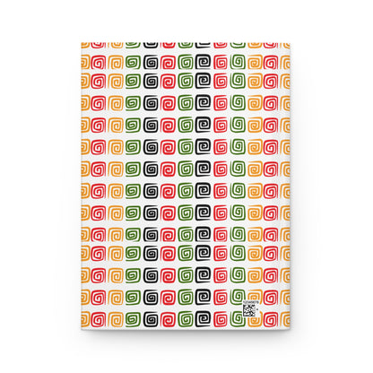 Colorful Patterned Hardcover Journal, Writing Notebook, Art Journal, Gift for Students, Creative Journal, Gift for Writers