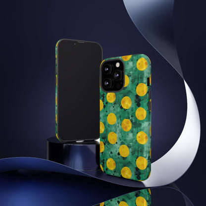 Tough Cases With a Green Color And Yellow ,A Perfect Gift For A Girl