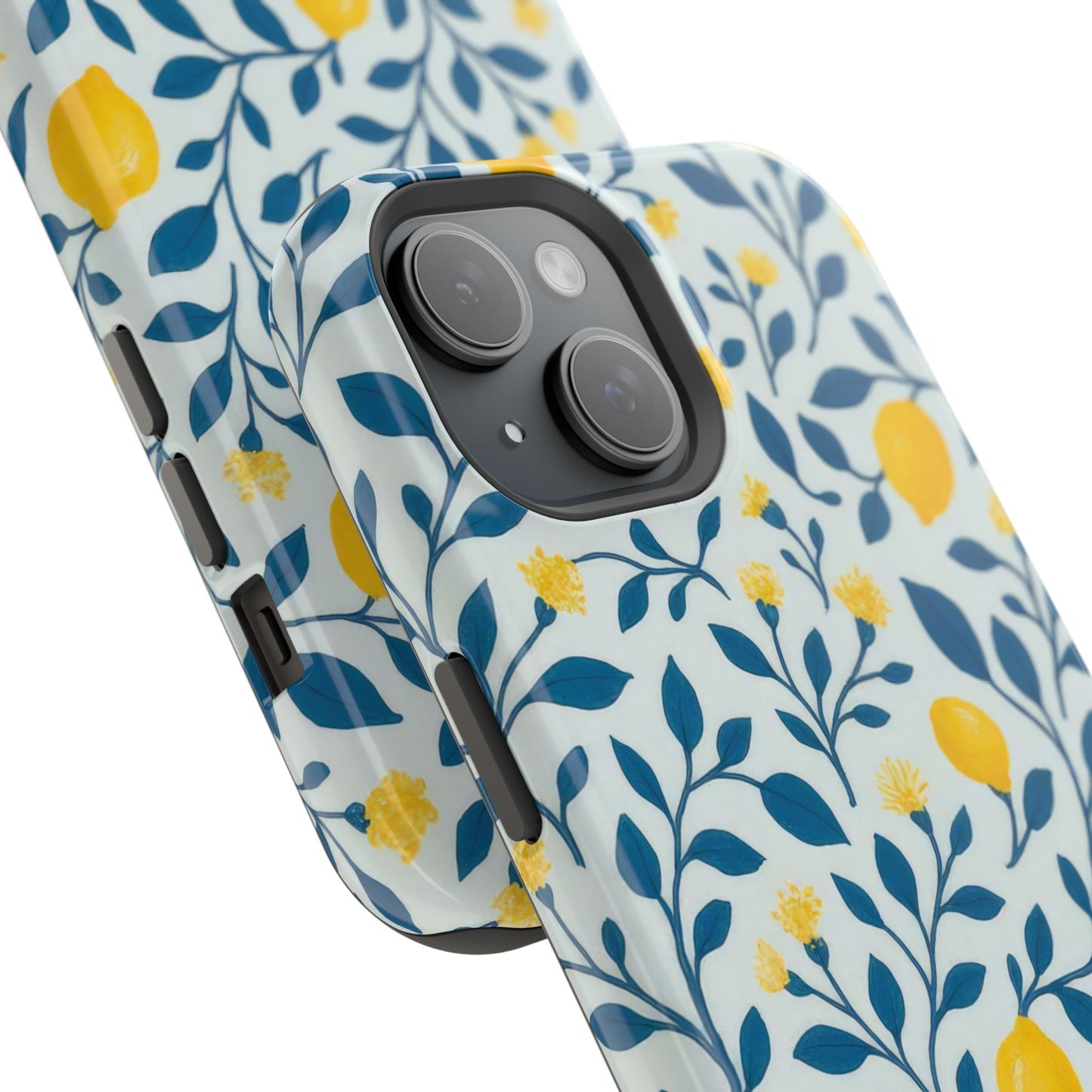 Phone Case — Lemon Branch Magnetic Impact-Resistant Case IPhone Case For Girl,Summer Vibes.