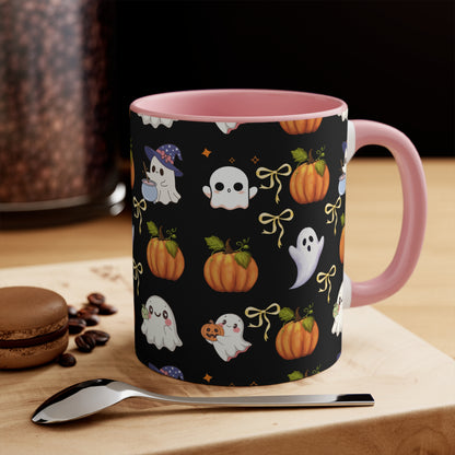 Halloween Ghosts Accent Mug - Cute Spooky Coffee Cup for Fall Decor, Ghost Mug for Halloween Party, Whimsical Pumpkin Design, Perfect [...]