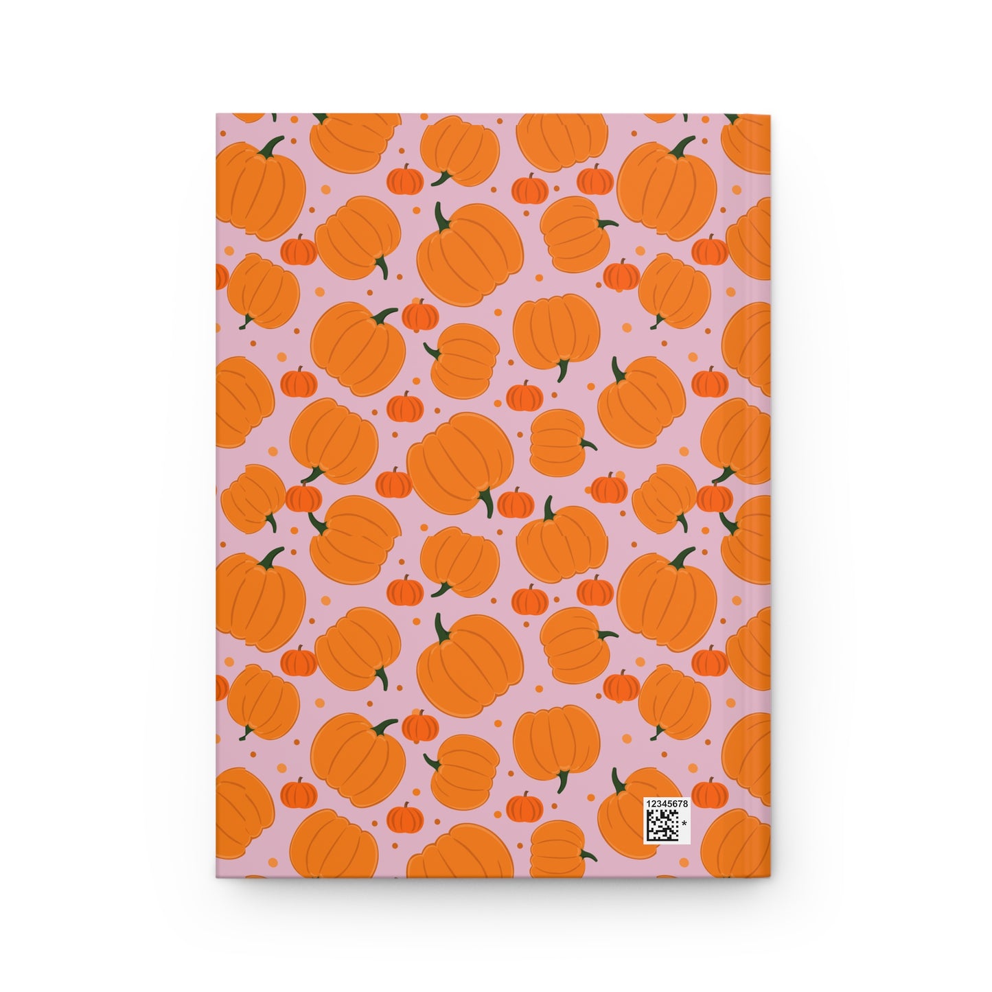 Pumpkin Spice Hardcover Journal, Autumn Notebook, Fall Decor, Seasonal Gift, Cute Journaling, Thanksgiving Stationery
