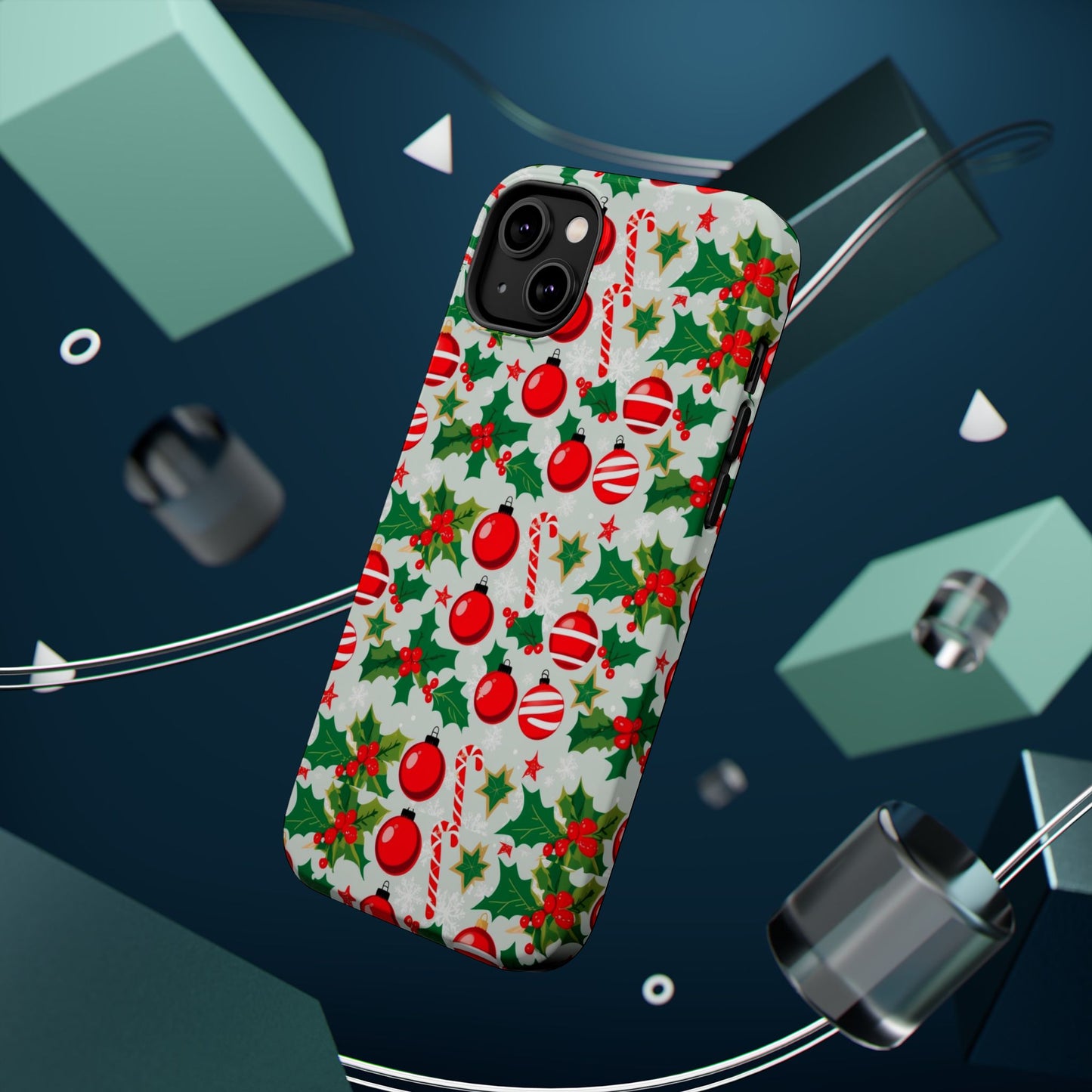 Festive Holiday Phone Case - Magnetic Impact-Resistant, Christmas Decor, Gift for Mom, Winter Vibes, Unique Phone Accessories