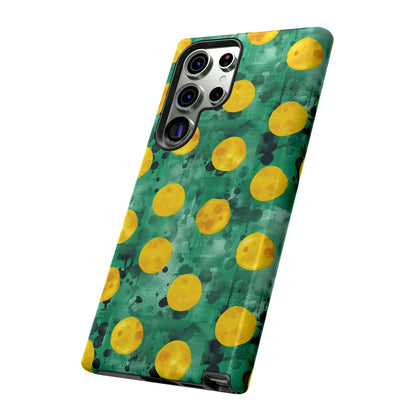 Tough Cases With a Green Color And Yellow ,A Perfect Gift For A Girl