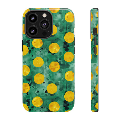 Tough Cases With a Green Color And Yellow ,A Perfect Gift For A Girl
