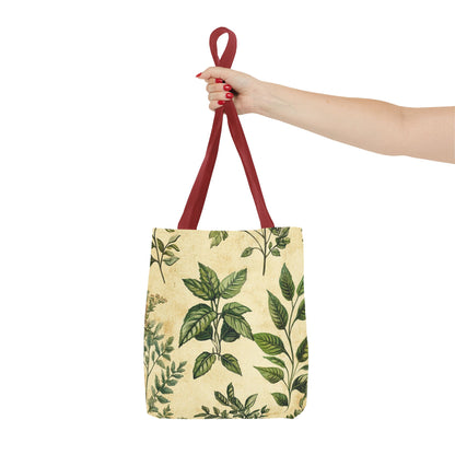 Vintage Floral Tote Bag — Botanical Garden Print AOP