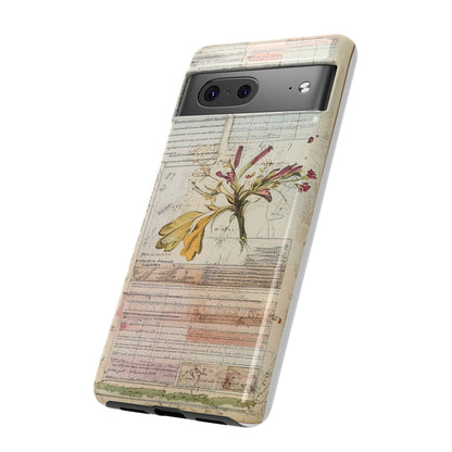 Vintage Botanical Tough Case — Floral Collage Phone Cover