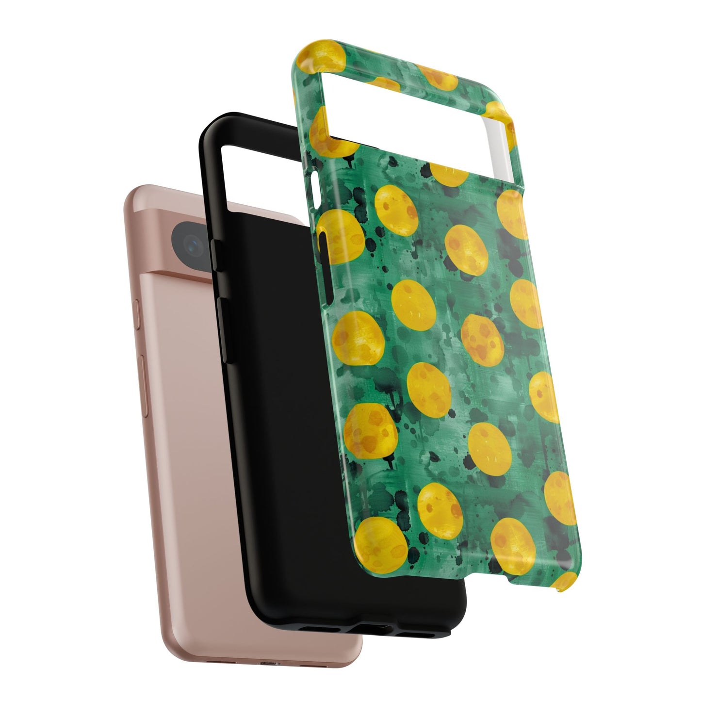 Tough Cases With a Green Color And Yellow ,A Perfect Gift For A Girl