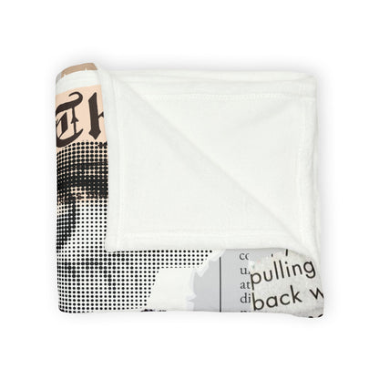 Artistic Polyester Blanket with Newspaper Design, Cozy Throw Blanket for Home Decor, Unique Gift for Art Lovers, Soft Bedspread, Warm [...]