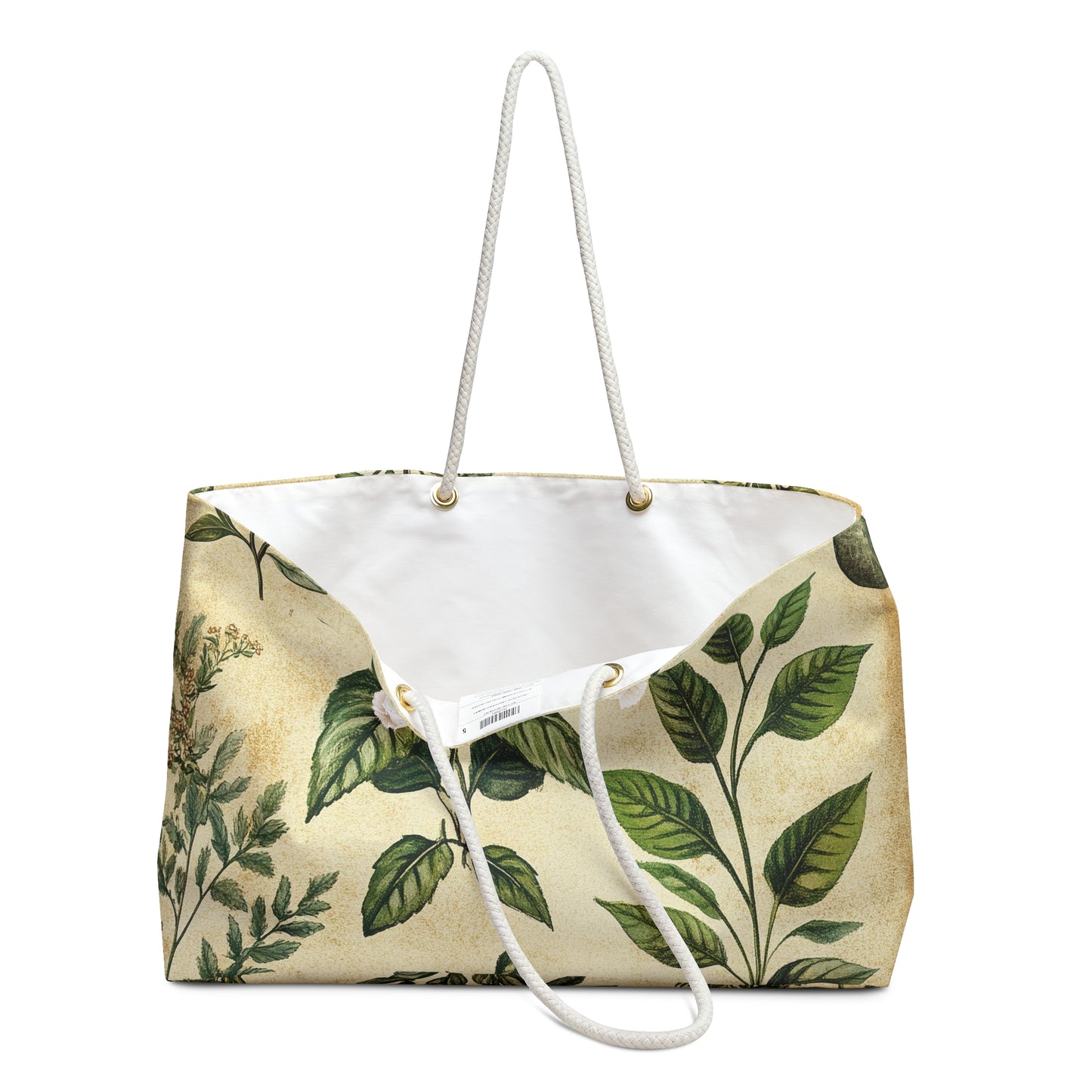 Botanical Weekender Bag — Vintage Floral Travel Tote