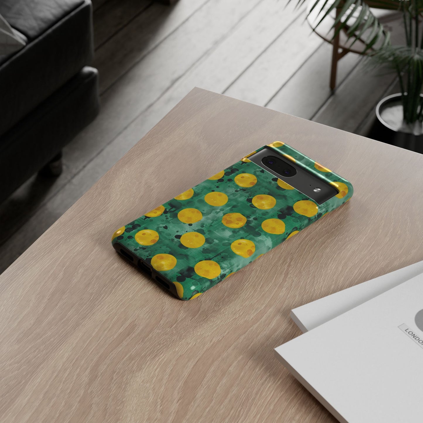 Tough Cases With a Green Color And Yellow ,A Perfect Gift For A Girl
