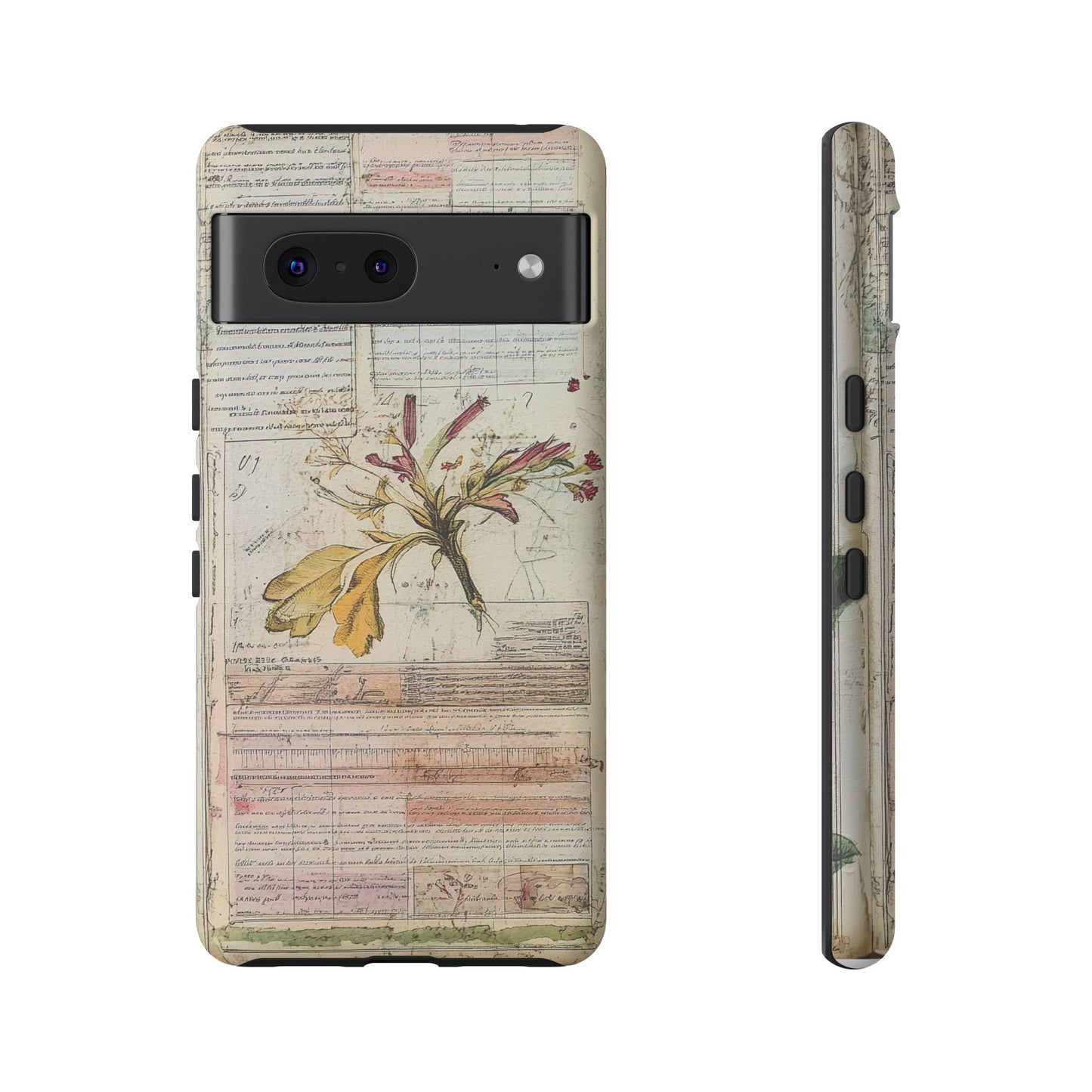 Vintage Botanical Tough Case — Floral Collage Phone Cover