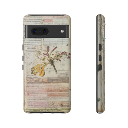 Vintage Botanical Tough Case — Floral Collage Phone Cover