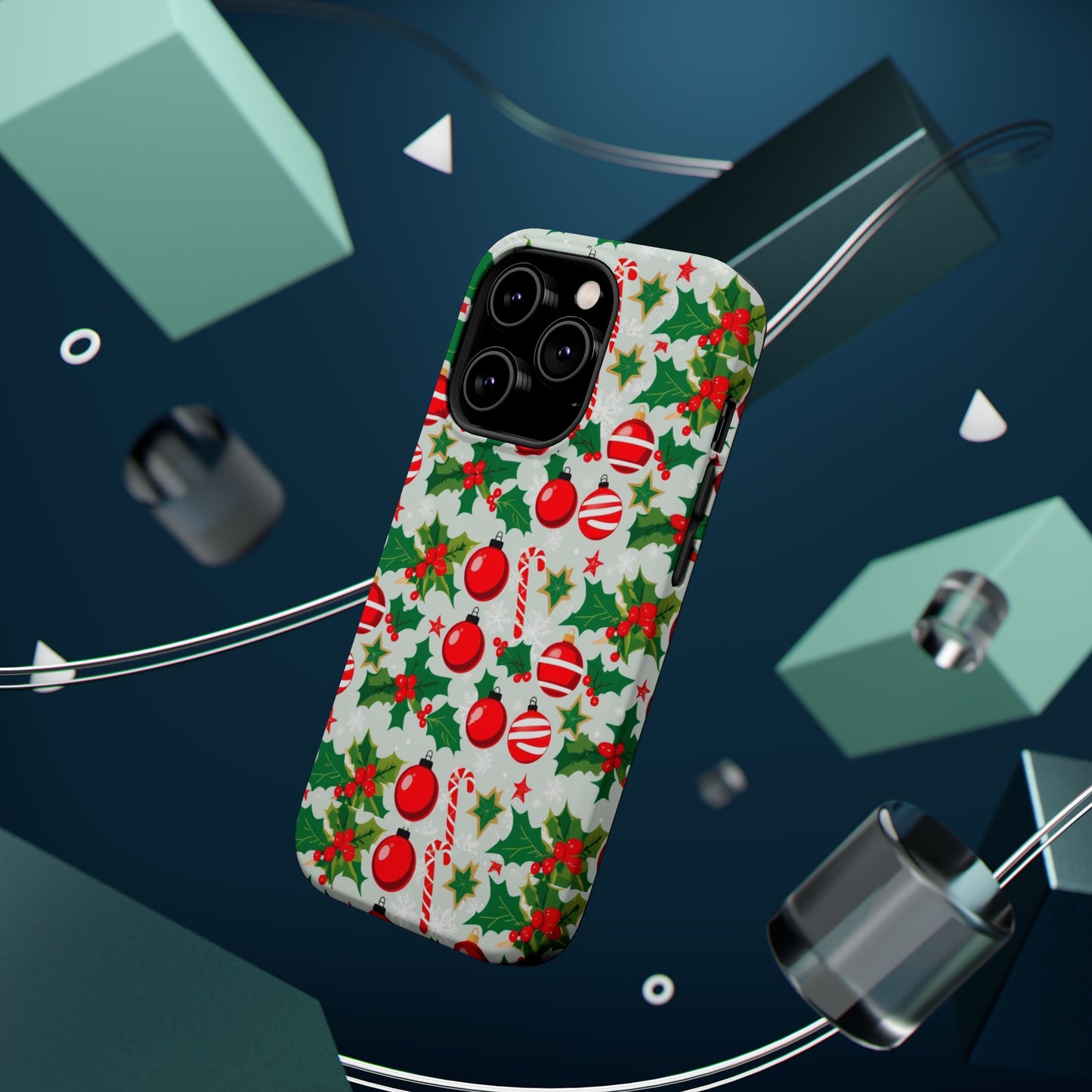 Festive Holiday Phone Case - Magnetic Impact-Resistant, Christmas Decor, Gift for Mom, Winter Vibes, Unique Phone Accessories