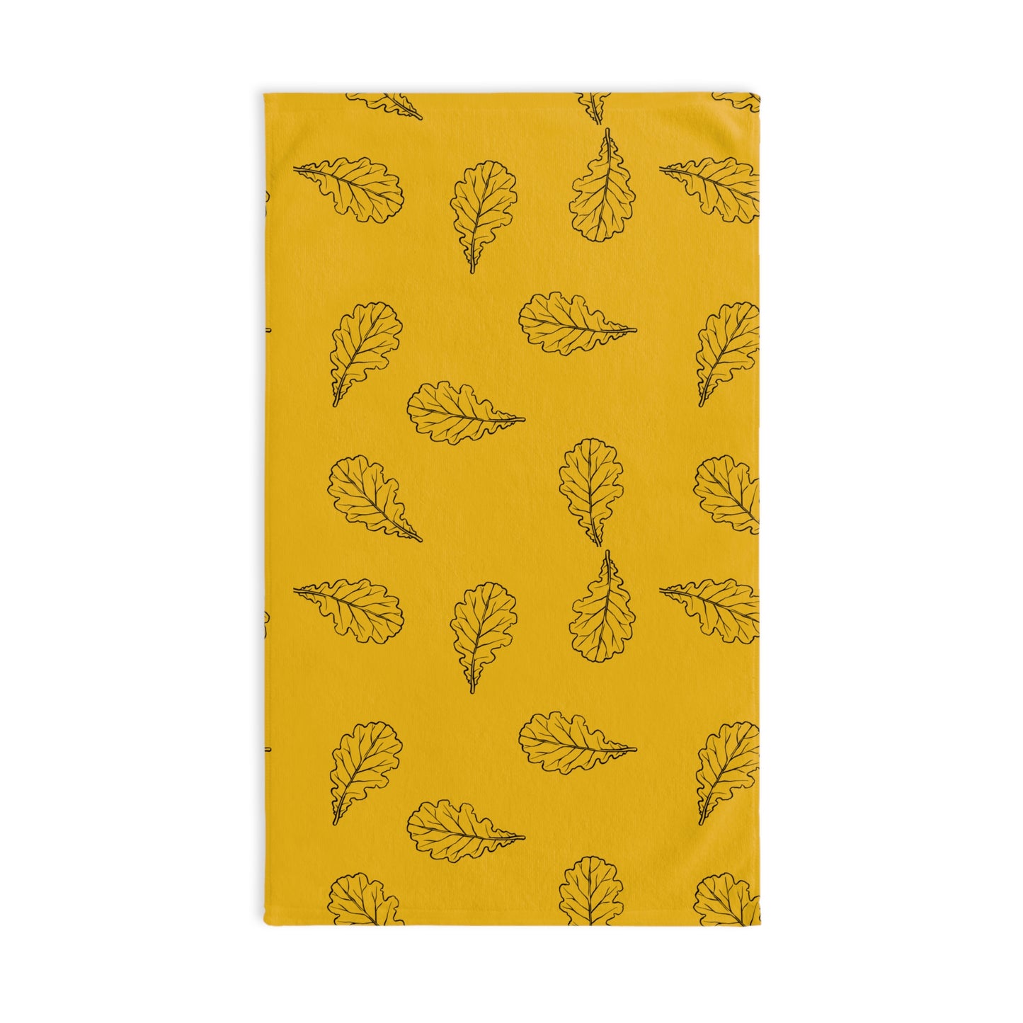 Yellow hand towell with leaf design-Soft,absorbente and stylish Hand Towel,yellow hand towel with leaf design perfecto for kitchen bathroomn, perfect give for house