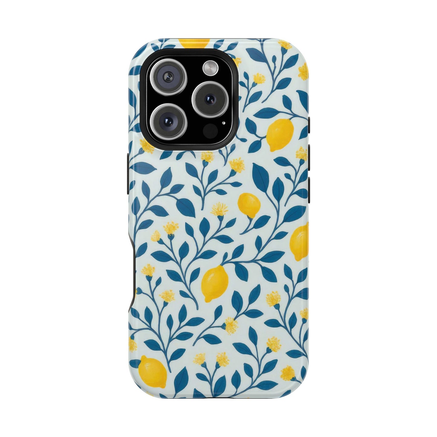 Phone Case — Lemon Branch Magnetic Impact-Resistant Case IPhone Case For Girl,Summer Vibes.