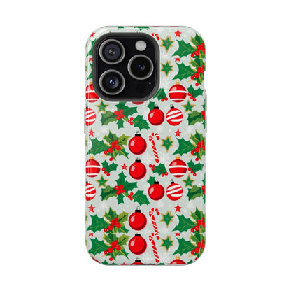 Festive Holiday Phone Case - Magnetic Impact-Resistant, Christmas Decor, Gift for Mom, Winter Vibes, Unique Phone Accessories