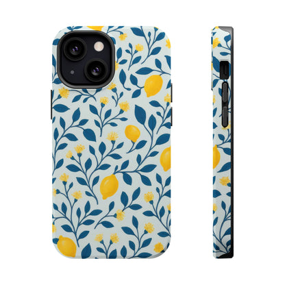 Phone Case — Lemon Branch Magnetic Impact-Resistant Case IPhone Case For Girl,Summer Vibes.