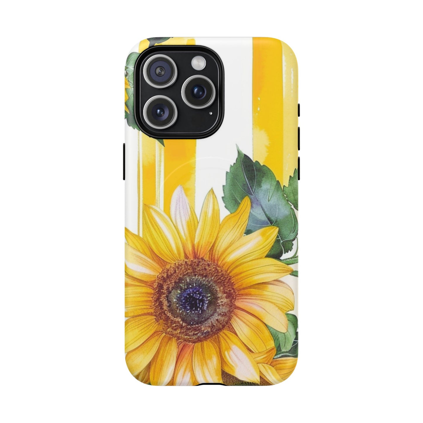 Sunflower Tough Magnetic Phone Case — Bright Floral Protective Cover