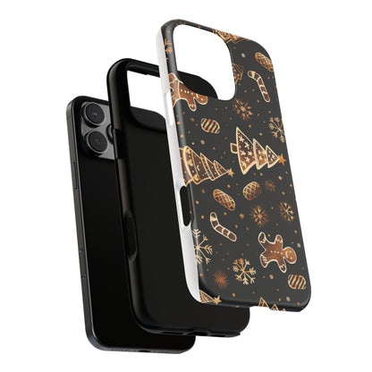 Christmas Cookie Phone Case,Black And Gold ,Case Holidays Case