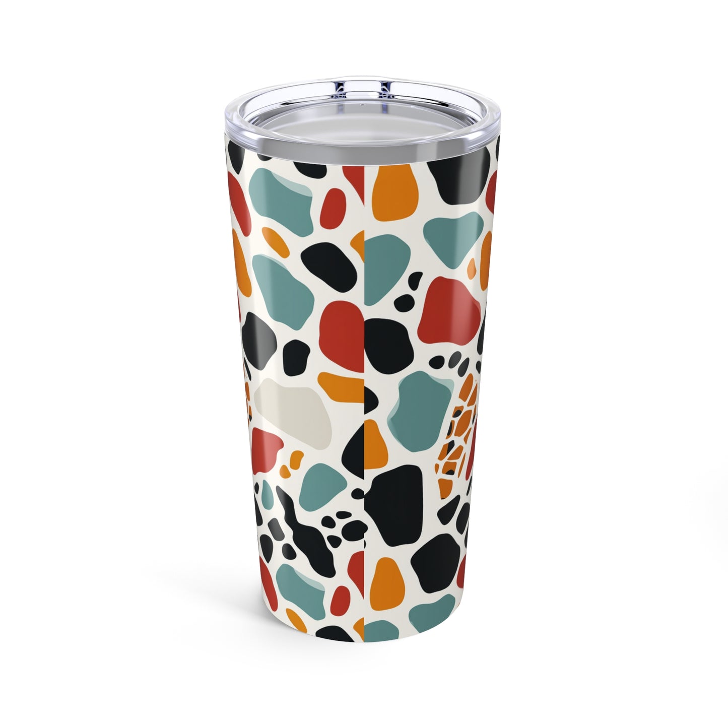20oz Terrazzo Pattern Tumbler — Colorful Retro Travel Cup