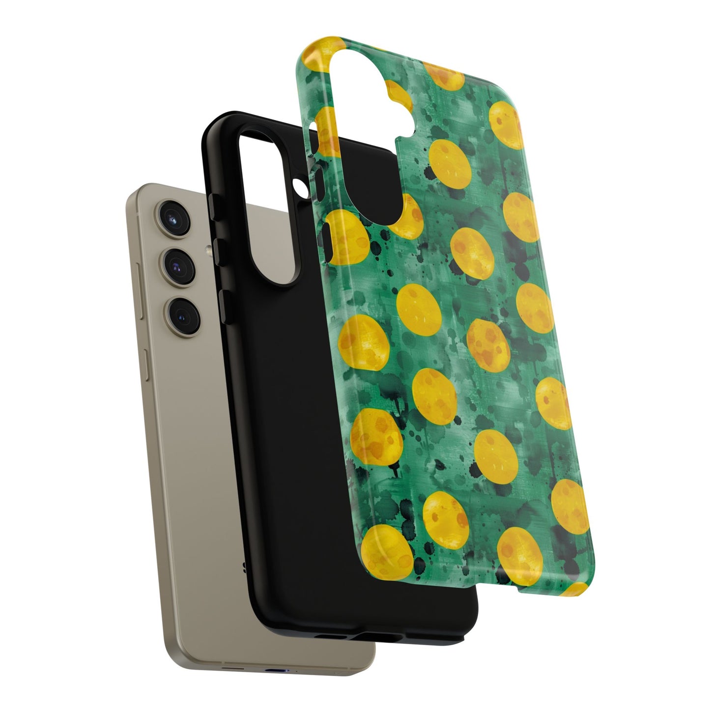 Tough Cases With a Green Color And Yellow ,A Perfect Gift For A Girl