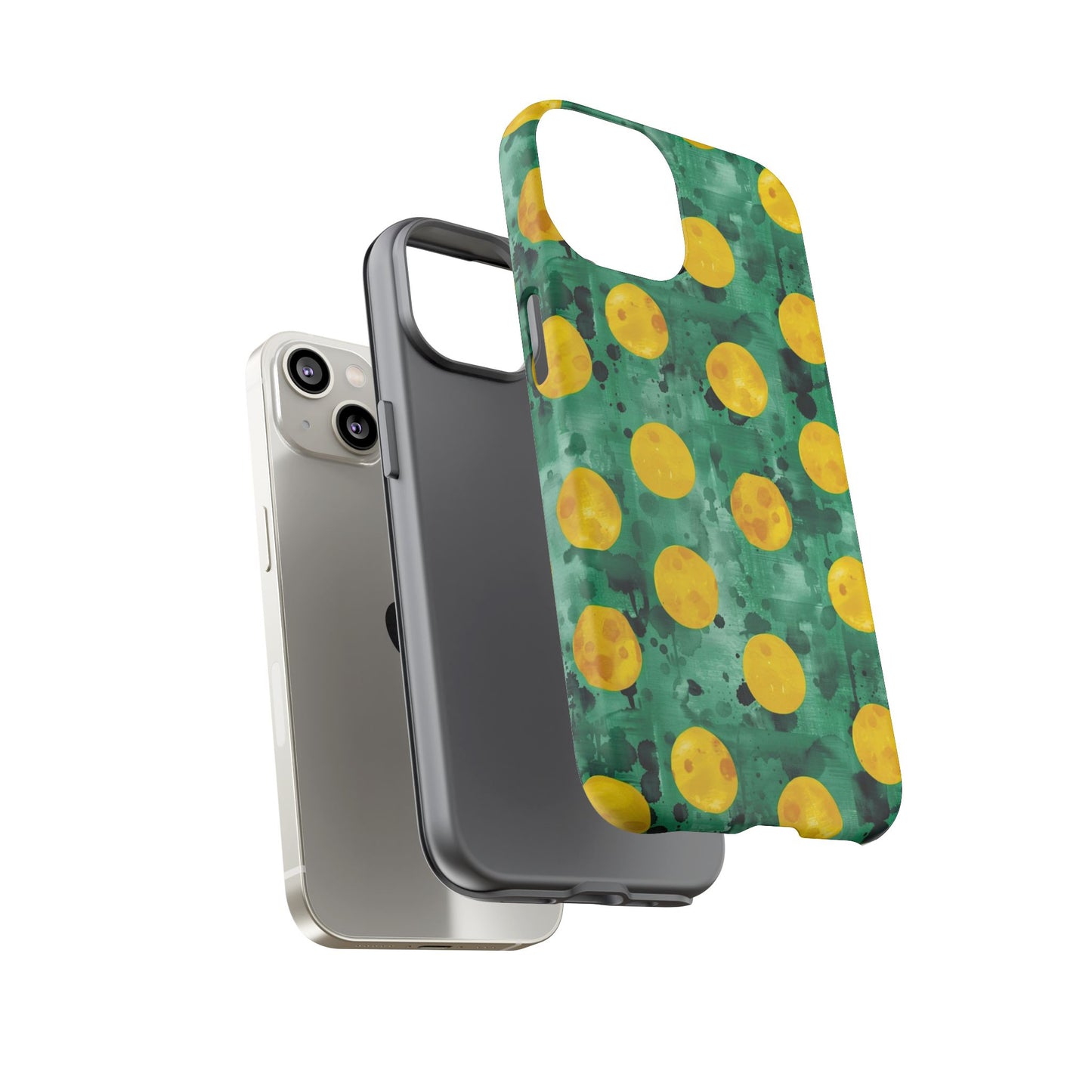 Tough Cases With a Green Color And Yellow ,A Perfect Gift For A Girl
