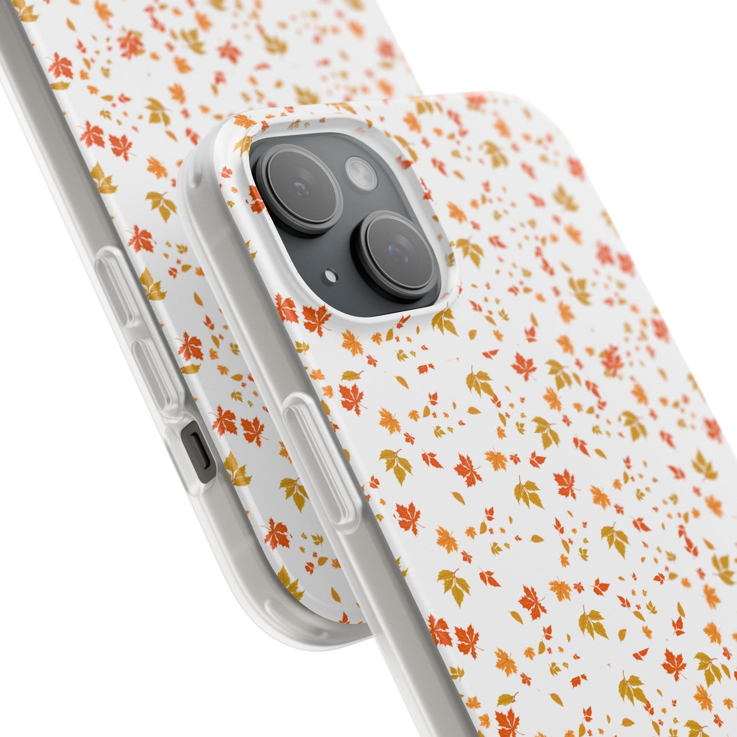 Floral Phone Case | Cute Flexi Case, Customizable Mobile Cover, Holiday Gift for Her, Stylish Tech Accessory, Flower Pattern,Autumn