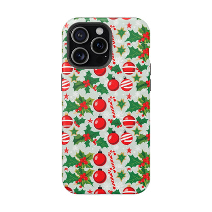 Festive Holiday Phone Case - Magnetic Impact-Resistant, Christmas Decor, Gift for Mom, Winter Vibes, Unique Phone Accessories