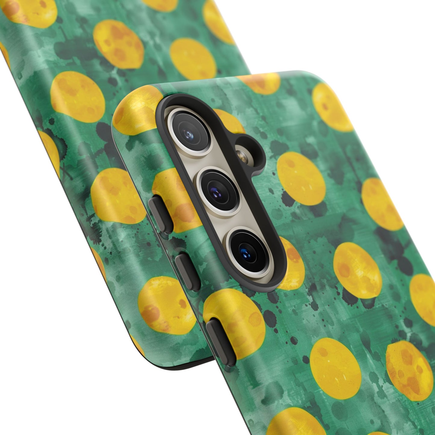 Tough Cases With a Green Color And Yellow ,A Perfect Gift For A Girl