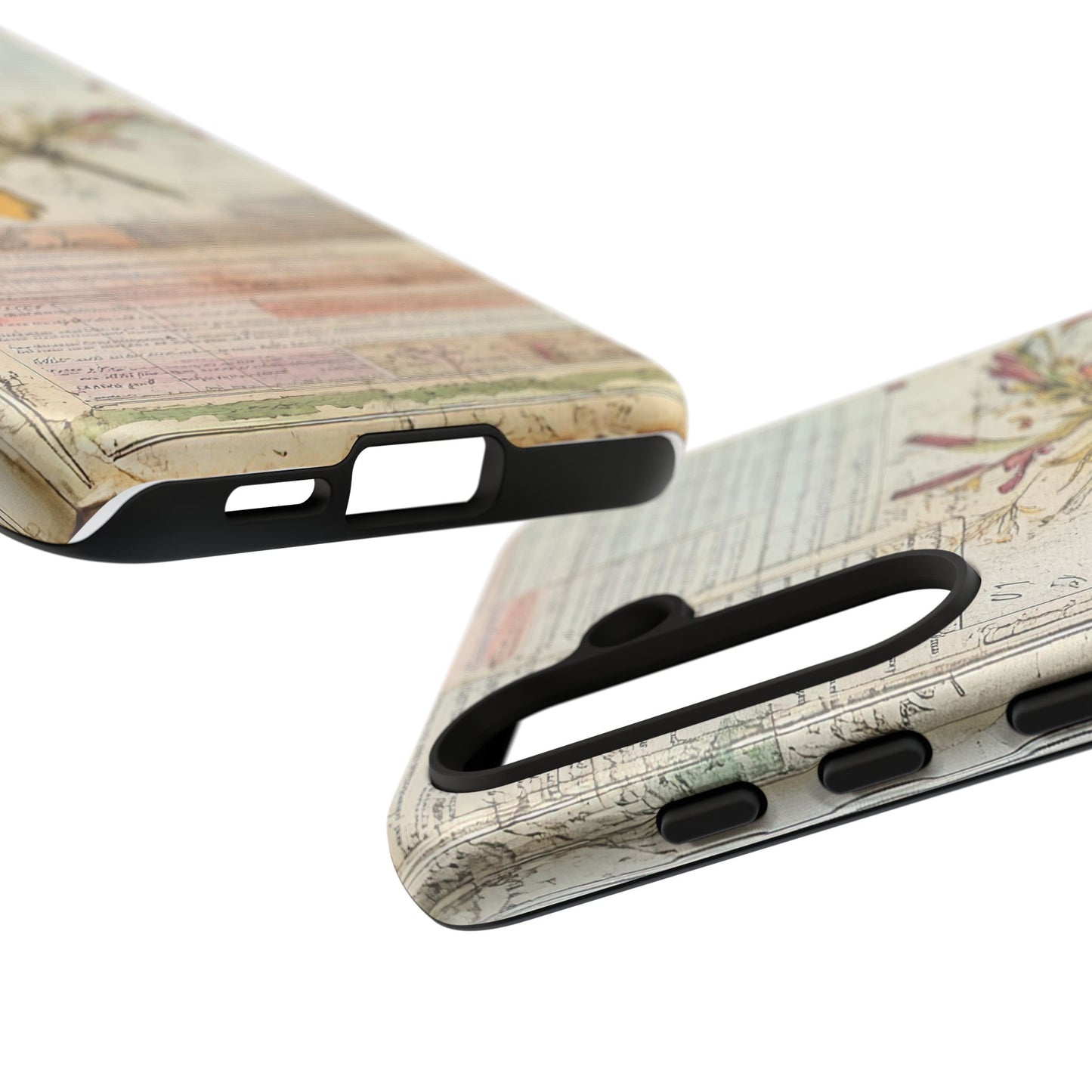 Vintage Botanical Tough Case — Floral Collage Phone Cover