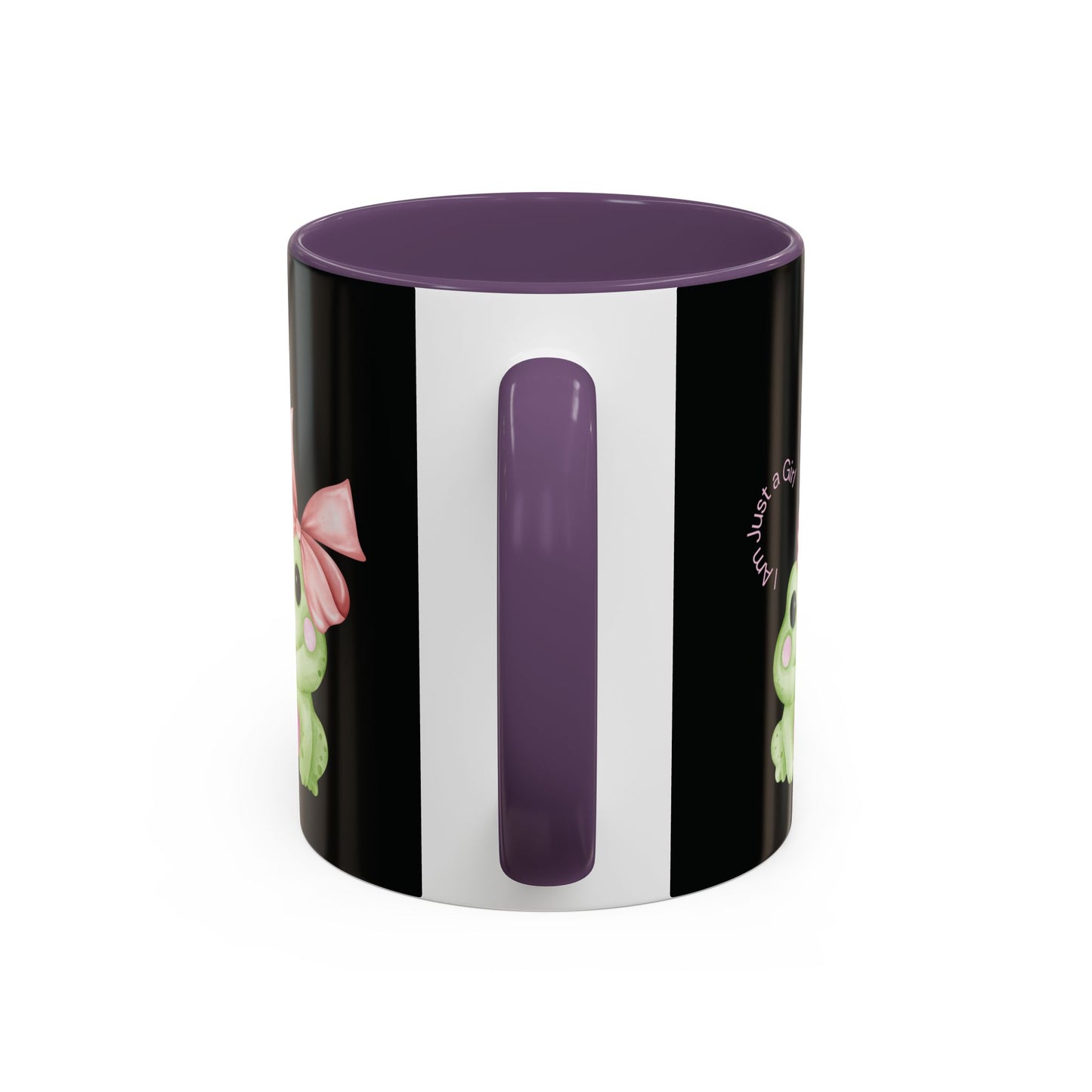 Cute Frog Accent Coffee Mug - Perfect for Girls, Gift for Coffee Lovers, Funny Frog Mug, Animal Lover Gift, Office Mug