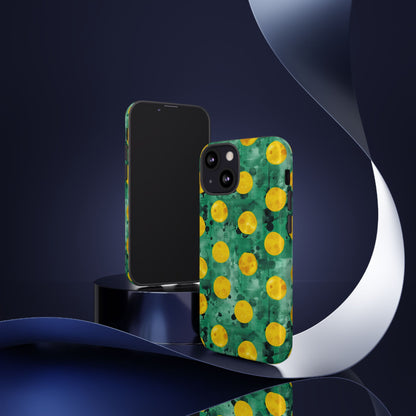 Tough Cases With a Green Color And Yellow ,A Perfect Gift For A Girl