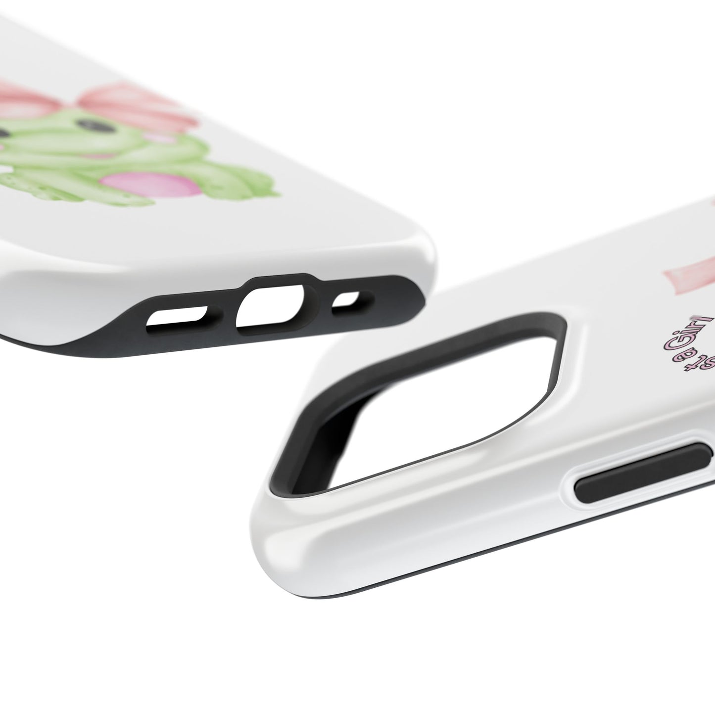 Cute Frog Phone Case, Impact-Resistant Phone Cover, Gift for Her, Fun Girl Accessories, Colorful Tech Protection