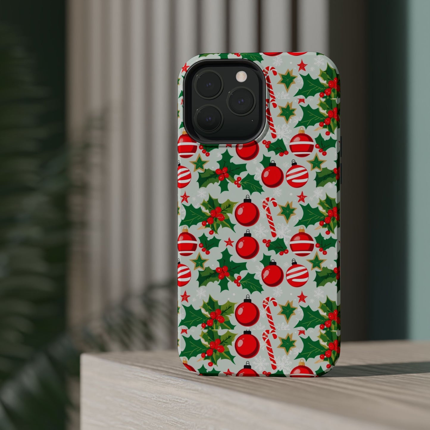 Festive Holiday Phone Case - Magnetic Impact-Resistant, Christmas Decor, Gift for Mom, Winter Vibes, Unique Phone Accessories