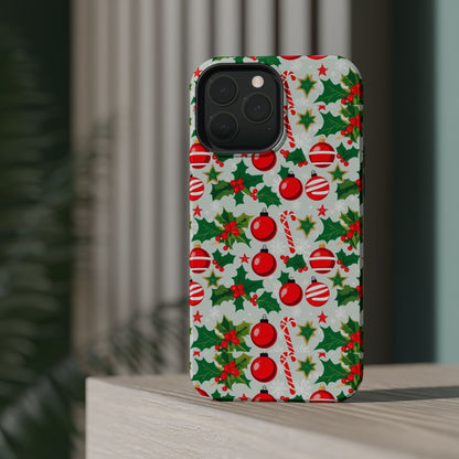 Festive Holiday Phone Case - Magnetic Impact-Resistant, Christmas Decor, Gift for Mom, Winter Vibes, Unique Phone Accessories
