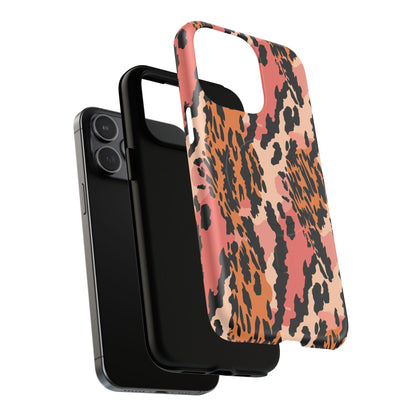 Leopard Print Tough Magnetic Phone Case — Slim Protective iPhone Cover