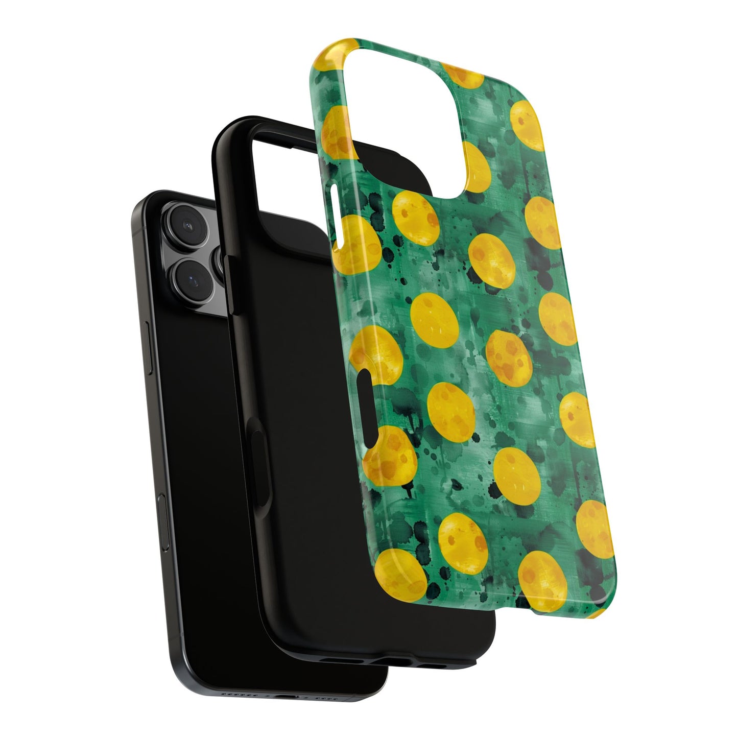 Tough Cases With a Green Color And Yellow ,A Perfect Gift For A Girl
