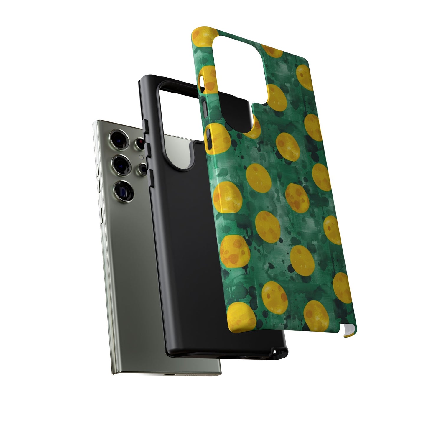 Tough Cases With a Green Color And Yellow ,A Perfect Gift For A Girl