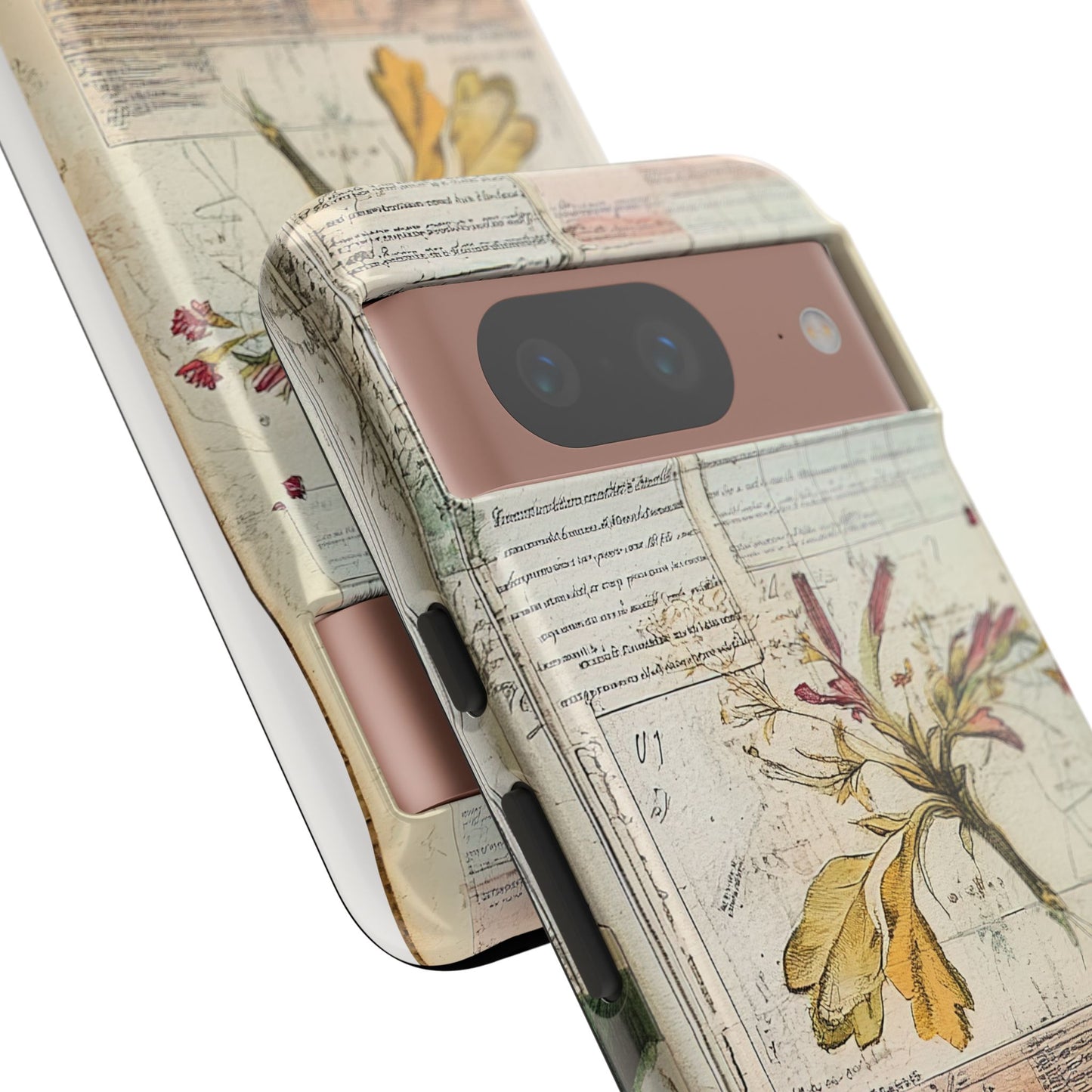 Vintage Botanical Tough Case — Floral Collage Phone Cover