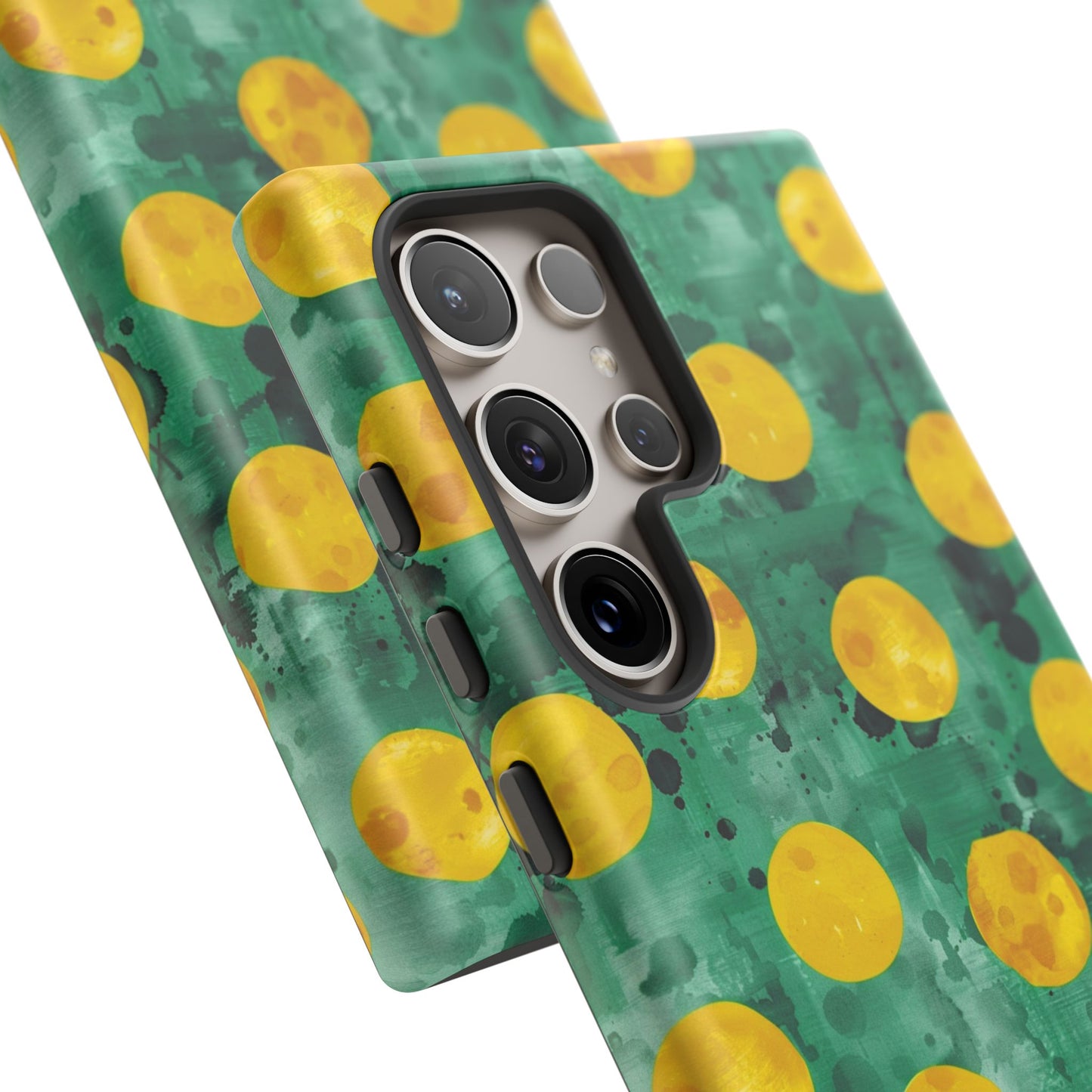 Tough Cases With a Green Color And Yellow ,A Perfect Gift For A Girl