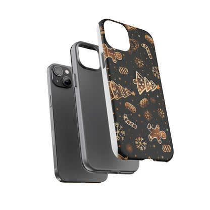 Christmas Cookie Phone Case,Black And Gold ,Case Holidays Case
