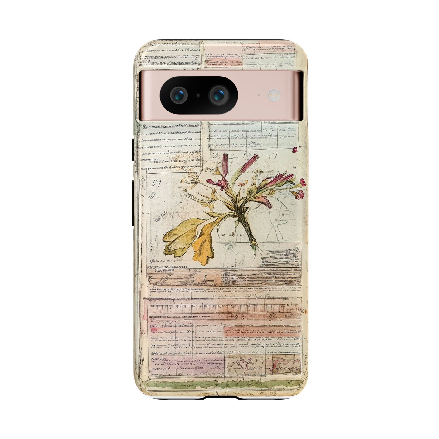 Vintage Botanical Tough Case — Floral Collage Phone Cover